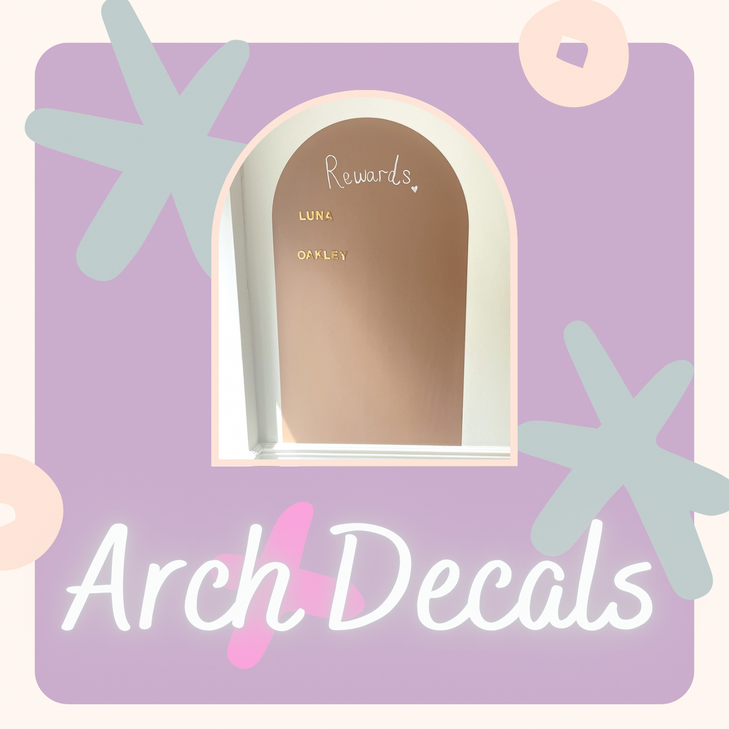 MAGNETIC ARCH DECALS